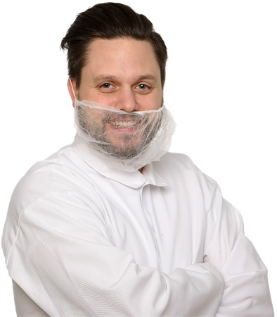 Skäggskydd, non woven XL
